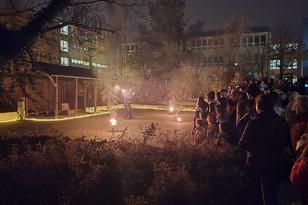 Feuershow im Bürgergarten