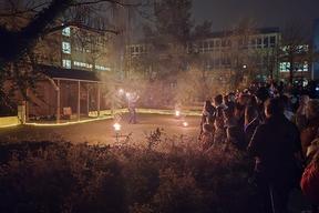 Feuershow im Bürgergarten