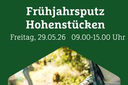29.05.26 Frühjahrsputz Hohenstücken