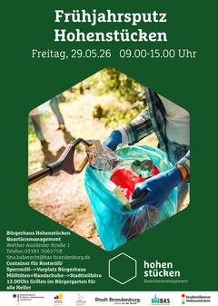 Müllbeutel und Müllzange