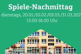 Spielenachmittage 20.01./10.02./03.03./31.03.26