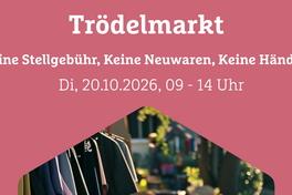 20.10.26 Trödelmarkt Vorplatz Bürgerhaus