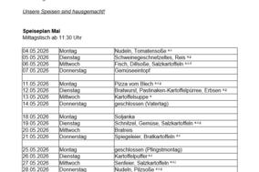 Speiseplan